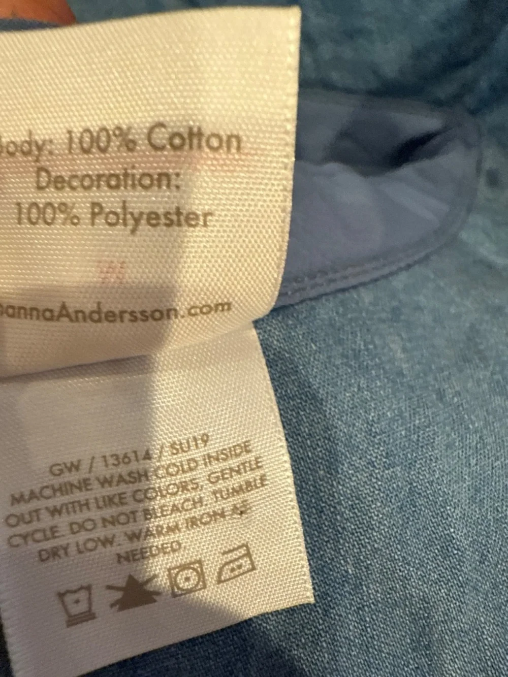 Hanna Anderson cotton kids hat
